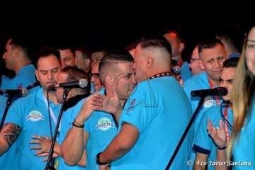 Presentación con éxito de la murga teldense Las Golisnionas (Foto Francisco Javier Santana)